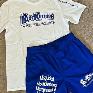 BlocKulture tee & shorts set